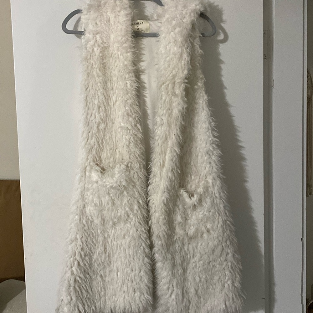 Faux fur vest